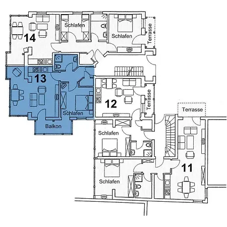 公寓 Villa-eden-binz-typ-3-apartment-13 *